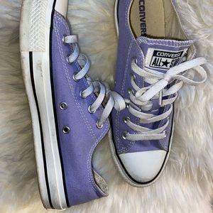 Purple Converse womens size 9.
